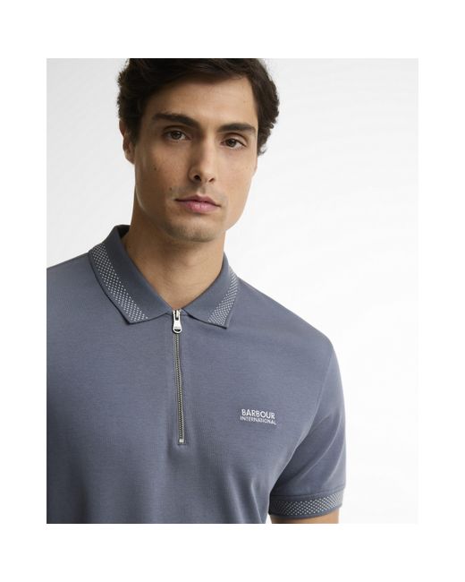 Barbour Blue B.Int Owts Polo Sn64 for men