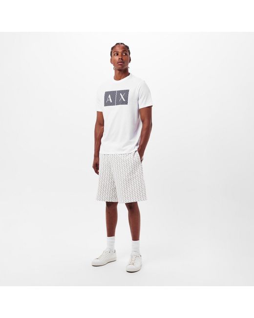 ARMANI EXCHANGE White T-Shirt for men
