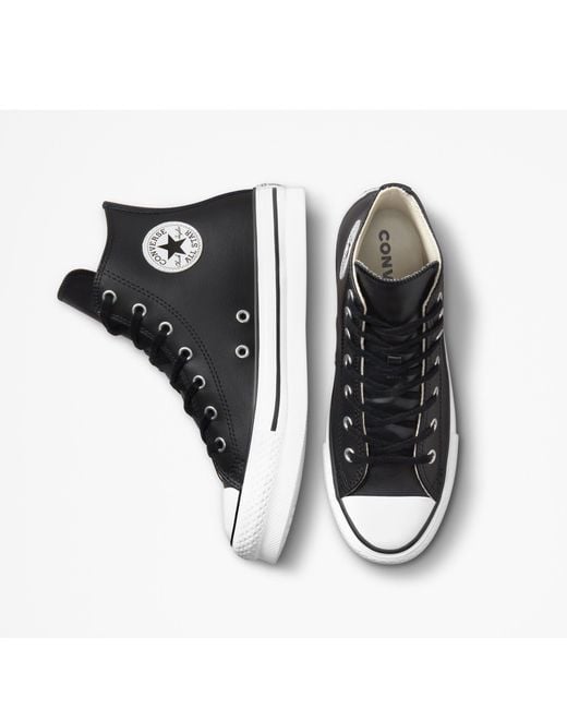 Converse Black Chuck Taylor All Star Eva High-Top Trainers