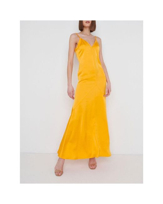 Pretty Lavish Yellow Long Maxi Dress