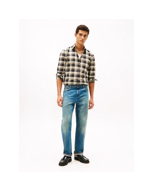 Tommy Hilfiger Green Tommy Chk Oxfrd Shrt Sn61 for men