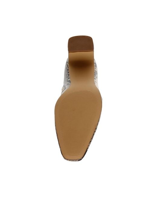 Steve Madden Brown Knee High Block Heel Boots With Zipper