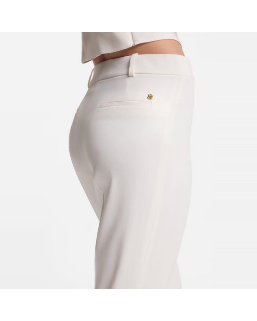 HUGO White Flared Trousers
