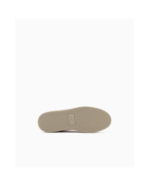 ARMANI EXCHANGE Blue Pool Sliders for men