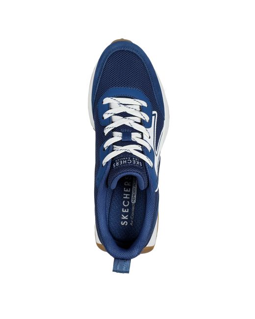 Skechers Blue Gusto Classic Low-Top Trainers