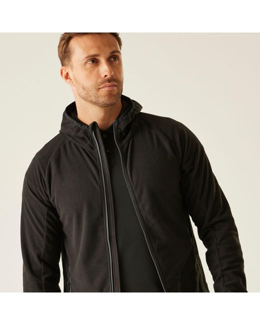 Regatta Black Navigate Full-Zip Fleece for men