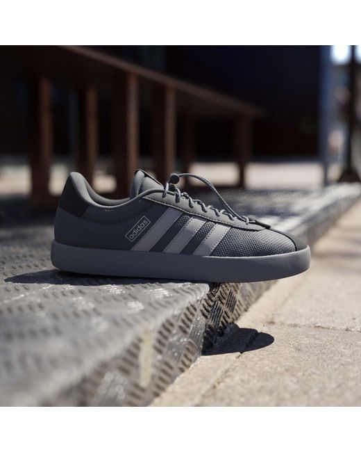 Adidas Gray Low-Top Trainers for men