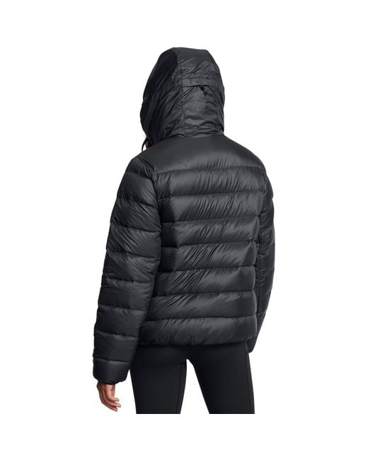 Under Armour Black Legend Down Hooded Jacket