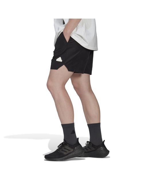 Adidas Black Tech Shorts for men