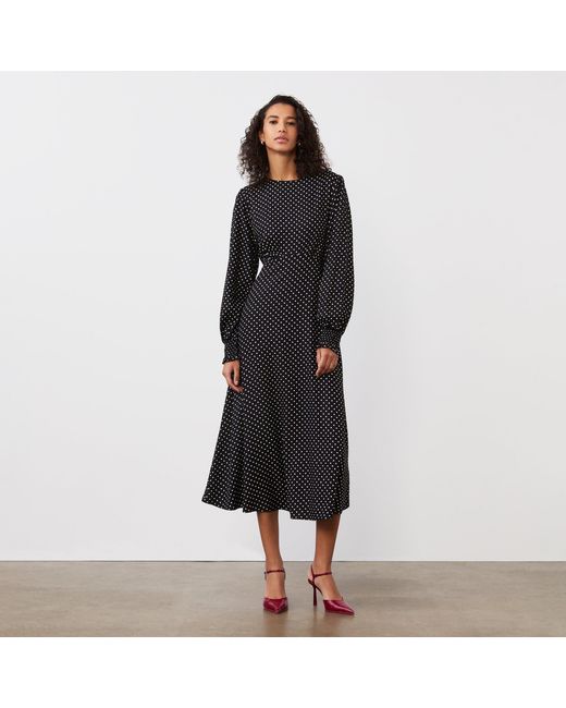 Finery London Black Kimmy Smock Dress