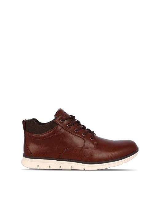 Lee Cooper Brown Bury Chukka Boots for men