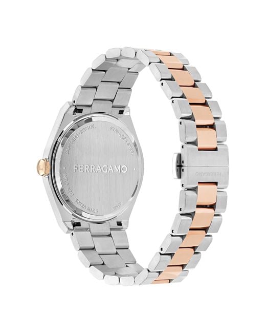 Ferragamo Metallic Vega Analogue Quartz Watch