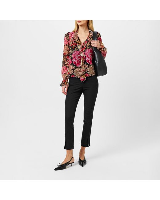Ted Baker Pink Cristii Long-Sleeve Patterned Shirt