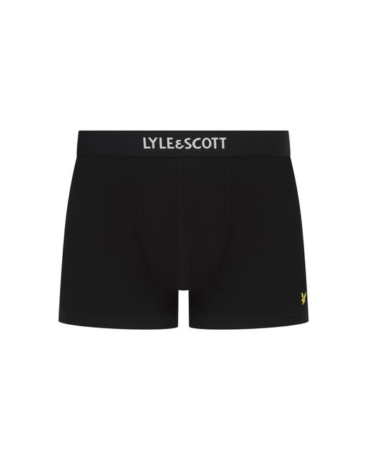 Lyle & Scott Black Devon Boxers for men