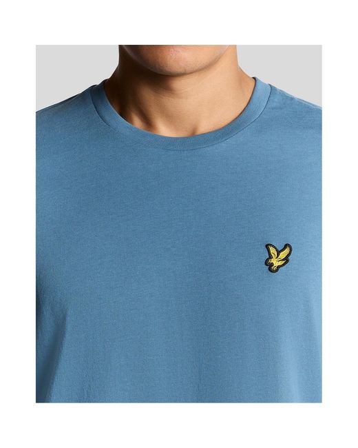 Lyle & Scott Blue Basic Logo T Shirt for men