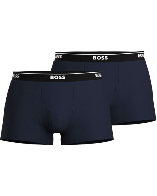 Boss Blue Bodywear 2 Pack Logo Waistband Boxers for men