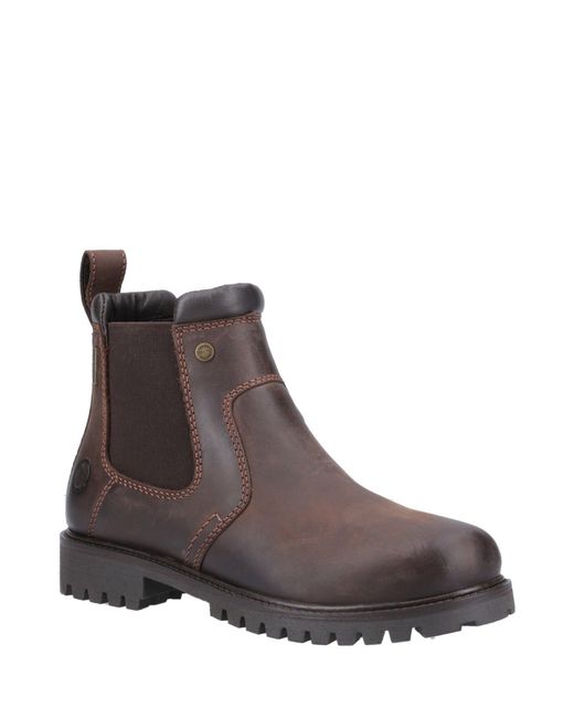 Cotswold Brown Pamington Ankle Boots