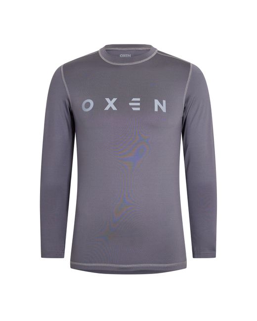OXEN Blue Long Sleeve Baselayer Top for men