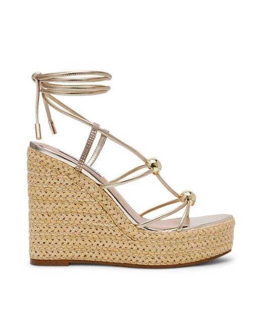 Steve Madden Metallic Wedge Sandals