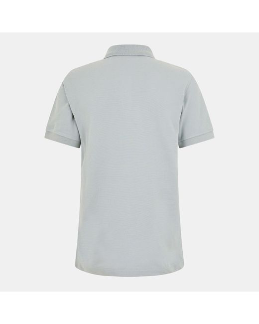 Belstaff Gray Cotton Pique Polo for men