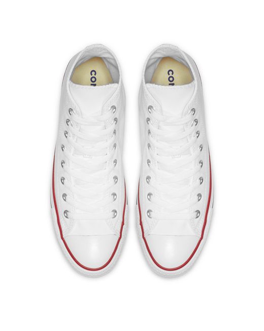 Converse White Converse Converse Chuck Taylor All Star Hi Trainers for men