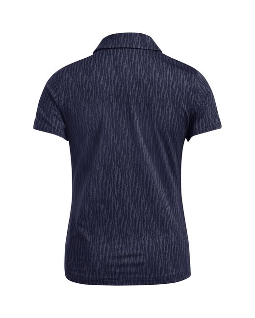 Under Armour Blue Ladies Playoff 3.0 Jacquard Polo Shirt
