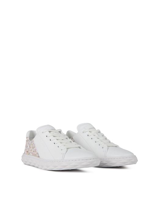 Jimmy Choo White Diamond Light Trainers
