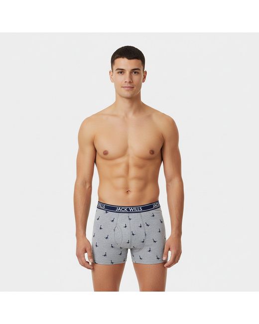 Jack Wills Blue Jw Daundley Boxers 3 Pack for men