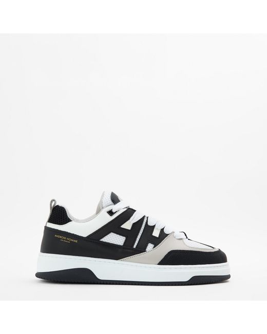 Android Homme Black Skate Padded Chunky Trainers for men
