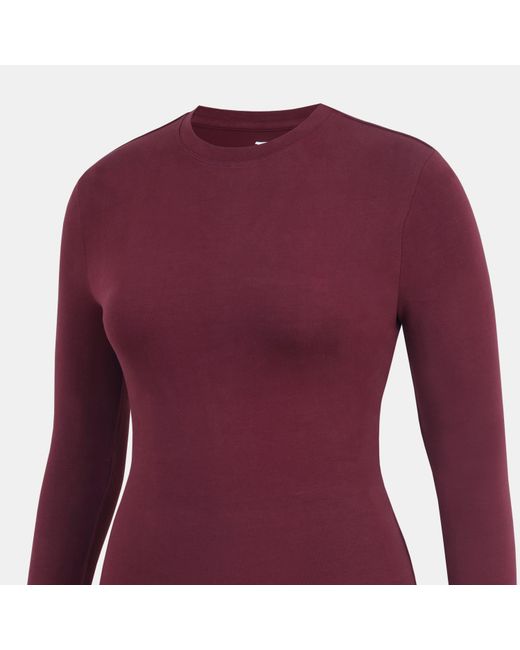 Slazenger 1881 Purple Slaz Ess Cotton Slim Fit Long Sleeve T-Shirt