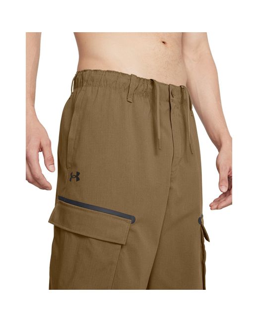 Under Armour Brown Utility Cargo Joggers for men