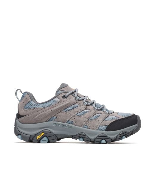 Merrell Blue Moab 3 Suede Walking Shoes