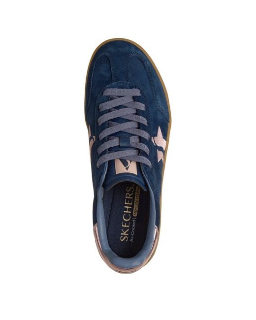 Skechers Blue Casual Low-Top Trainers
