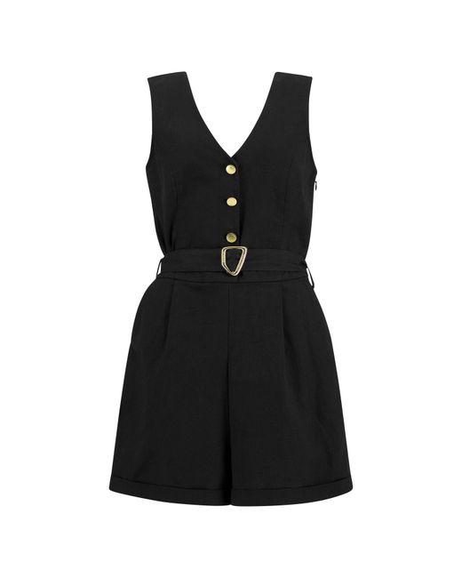 Barbour Black Playsuit