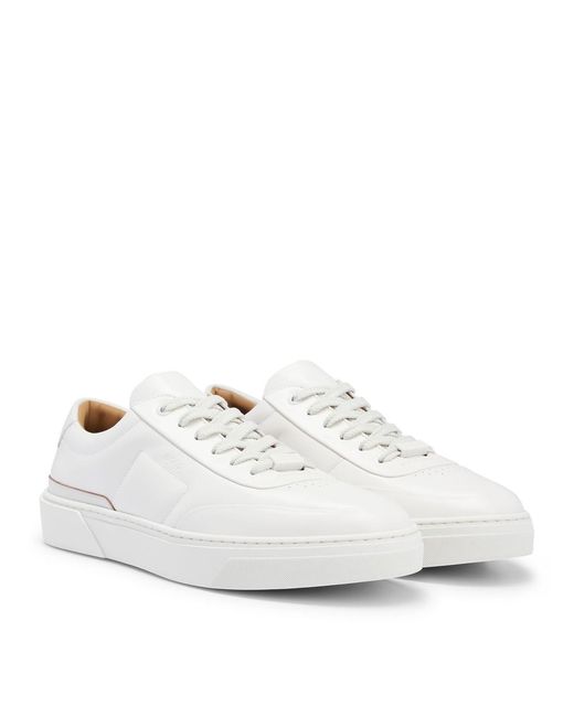 Boss White Gary Tenn Na 10230772 01 Low-Top Trainers for men