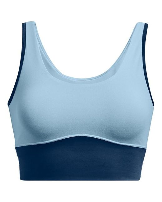 Under Armour S Fitted Crop Tank Top Blue Xxl