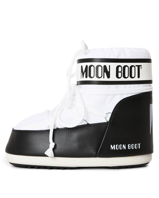 Moon Boot White Icon Low Nylon Boots