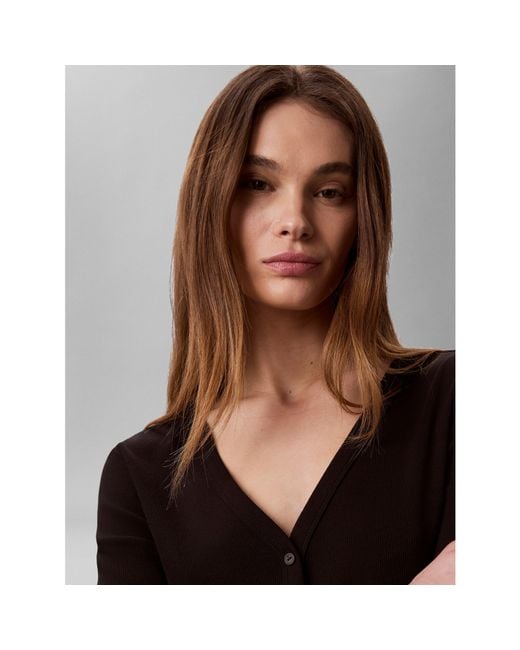 Calvin Klein Black Ckj Cardigan