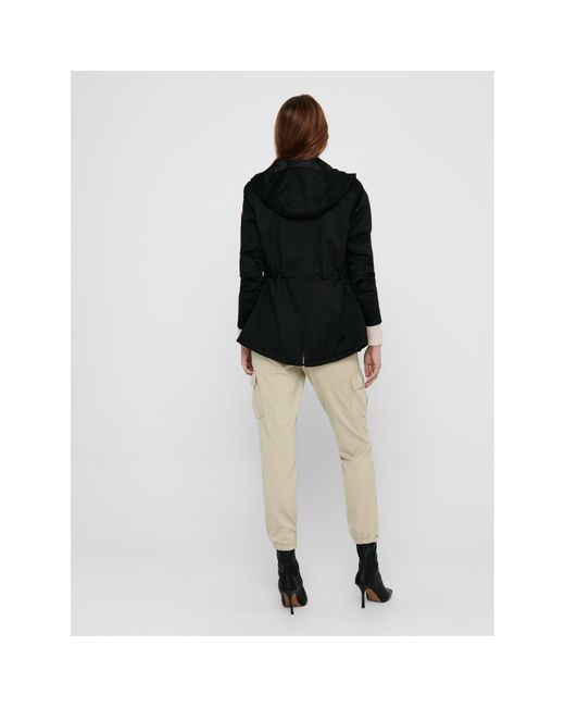 ONLY Black Hooded Winter Parka