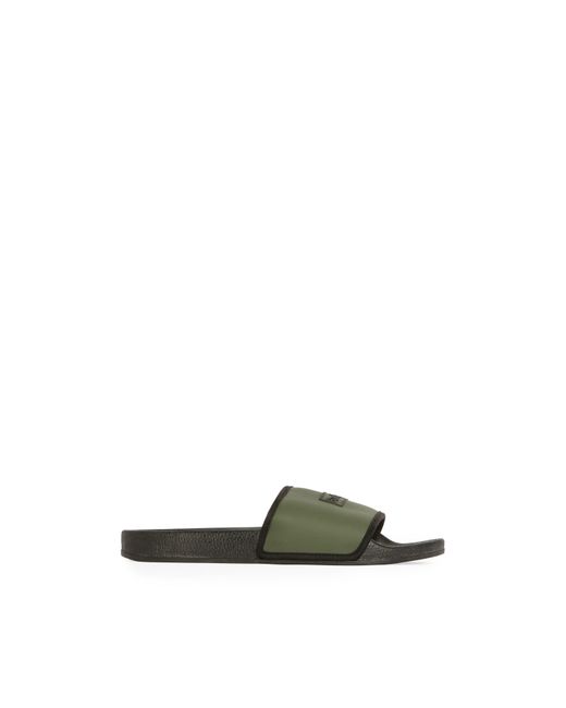 Barbour Green Cresswell Sliders for men