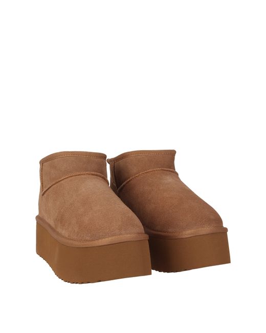 Jack Wills Brown Platform Snug Boots