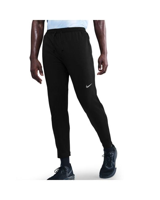 Nike Black Stride Knit Performance Tracksuit Bottoms for men