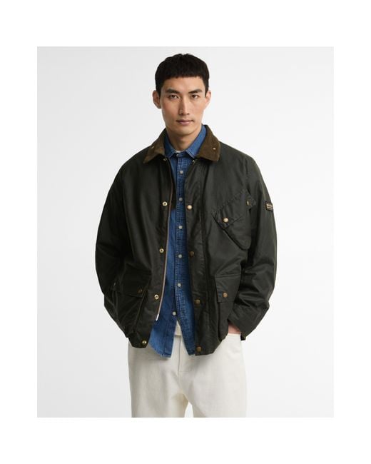 Barbour Black B.Int Brake Line Wax Sn64 for men