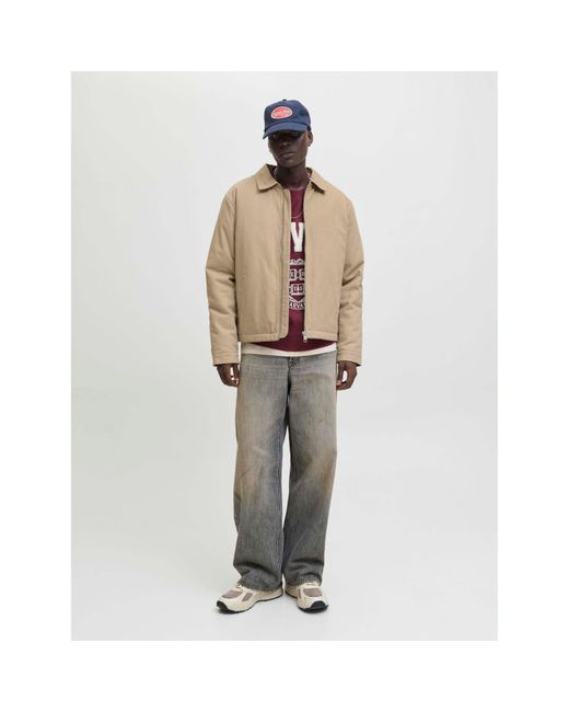 Jack & Jones Natural Dover Worker Jacket for men