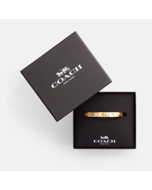 COACH Metallic C Bangle