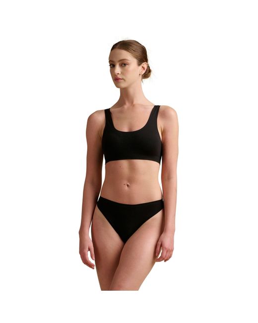 Wolford Black Structured Scoop Top