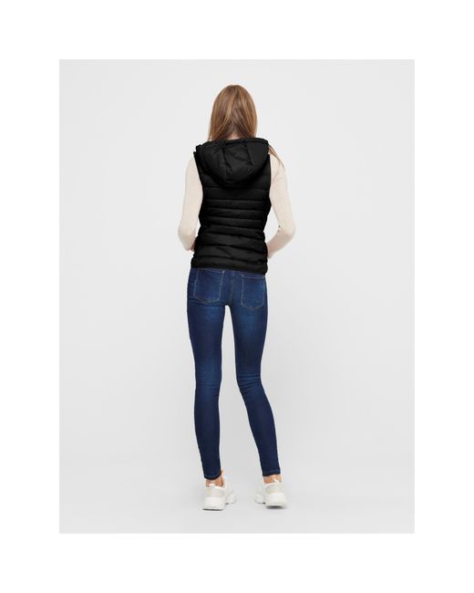 ONLY Blue Tahoe Padded Gilet