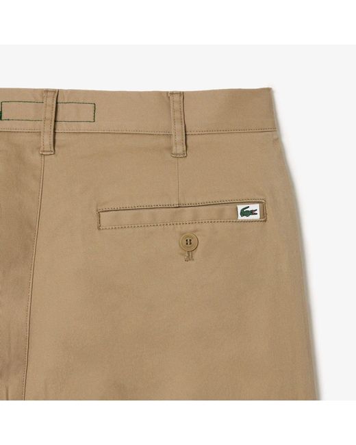 Lacoste Natural Skinny Fit Stretch Cotton Chinos for men