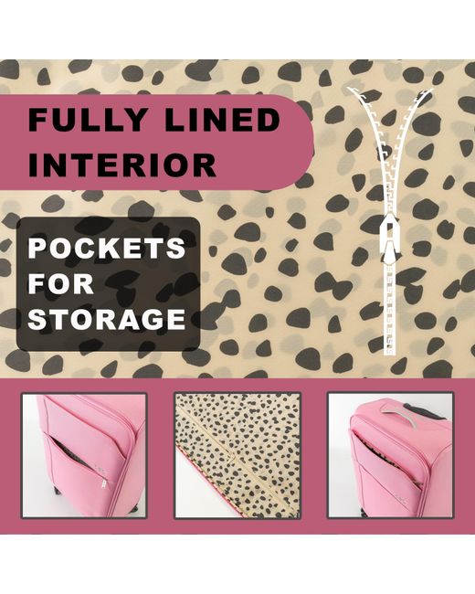 A2B Pink Odyssey Cabin Case Lightweight Carry On Luggage