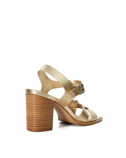 Dune Metallic Jessia Heeled Sandal